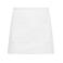 Delantal corto MI004. Color white.