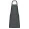 Delantal peto MI050. Color dark grey.