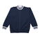 Sudadera con cremallera hombre MI805. Color navy/white.