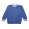 Sudadera con cremallera hombre MI805. Color royal blue/white.