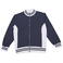 Sudadera con cremallera unisex MI807. Color black/white.