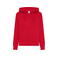 Sudadera con capucha y cremallera mujer BSW333 Women. Color red.