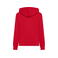 Sudadera con capucha y cremallera mujer BSW333 Women. Color red.