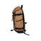 Mochila sostenible NS109. Color camel oscuro/negro.