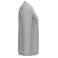 Camiseta manga larga sostenible unisex NS347. Color gris lunar jaspeado.