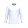 Camiseta manga larga sostenible unisex NS347. Color blanco.