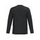 Camiseta manga larga sostenible unisex NS347. Color negro.