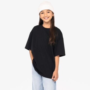 Camiseta oversize sostenible niño NS353