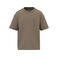 Camiseta oversize sostenible niño NS353. Color madera a la deriva.
