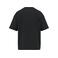 Camiseta oversize sostenible niño NS353. Color negro.