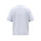 Camiseta oversize sostenible niño NS353. Color blanco.