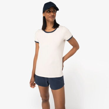 Camiseta ringer orgánica mujer NS361