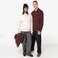Sudadera tipo polo sostenible unisex NS432. .