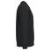 Sudadera tipo polo sostenible unisex NS432. Color negro.