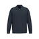 Sudadera tipo polo sostenible unisex NS432. Color azul marino.