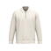 Sudadera tipo polo sostenible unisex NS432. Color marfil.