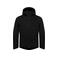 Chaqueta softshell desmontable reciclada 3 capas unisex Classic softshell 2 in 1. Color negro.