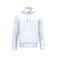 Sudadera capucha sostenible unisex NS444. Color blanco.