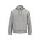 Sudadera capucha sostenible unisex NS444. Color gris lunar jaspeado.