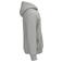 Sudadera capucha sostenible unisex NS444. Color gris lunar jaspeado.