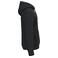 Sudadera capucha sostenible unisex NS444. Color negro.