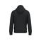 Sudadera capucha sostenible unisex NS444. Color negro.