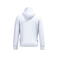 Sudadera capucha sostenible unisex NS444. Color blanco.