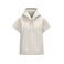 Sudadera capucha oversize mujer NS446. Color marfil.