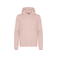 Sudadera capucha reciclada niño Miami hoody junior Junior. Color rosa pastel.