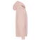 Sudadera capucha reciclada niño Miami hoody junior Junior. Color rosa pastel.