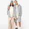 Sudadera capucha y cremallera sostenible unisex NS460. .