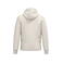 Sudadera capucha y cremallera sostenible unisex NS460. Color marfil.