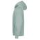 Sudadera capucha reciclada niño Miami hoody junior Junior. Color verde pastel.