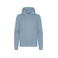 Sudadera capucha reciclada niño Miami hoody junior Junior. Color azul pastel.