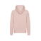 Sudadera capucha reciclada niño Miami hoody junior Junior. Color rosa pastel.