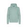 Sudadera capucha reciclada niño Miami hoody junior Junior. Color verde pastel.