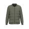 Chaqueta acolchada sostenible unisex NS613. Color caqui orgánico.