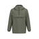 Chaqueta cortavientos impermeable sostenible unisex NS616. Color caqui orgánico.