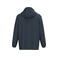 Chaqueta cortavientos impermeable sostenible unisex NS616. Color azul marino.