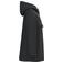 Chaqueta cortavientos impermeable sostenible unisex NS616. Color negro.