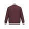 Chaqueta beisbolera sostenible unisex NS618. Color cereza oscura.