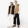 Chaleco acolchado de sarga sostenible unisex NS623. .