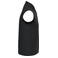 Chaleco acolchado de sarga sostenible unisex NS623. Color negro.