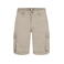 Bermuda cargo orgánica unisex Cargo shorts. Color sand.