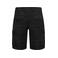 Bermuda cargo orgánica unisex Cargo shorts. Color negro.