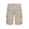 Bermuda cargo orgánica unisex Cargo shorts. Color sand.
