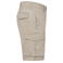 Bermuda cargo orgánica unisex Cargo shorts. Color sand.