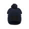 Gorro con pompón Bryan patch. Color azul oscuro.