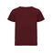 Camiseta oversize unisex Basic-t loose fit. Color rojo burdeos.