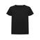 Camiseta oversize unisex Basic-t loose fit. Color negro.